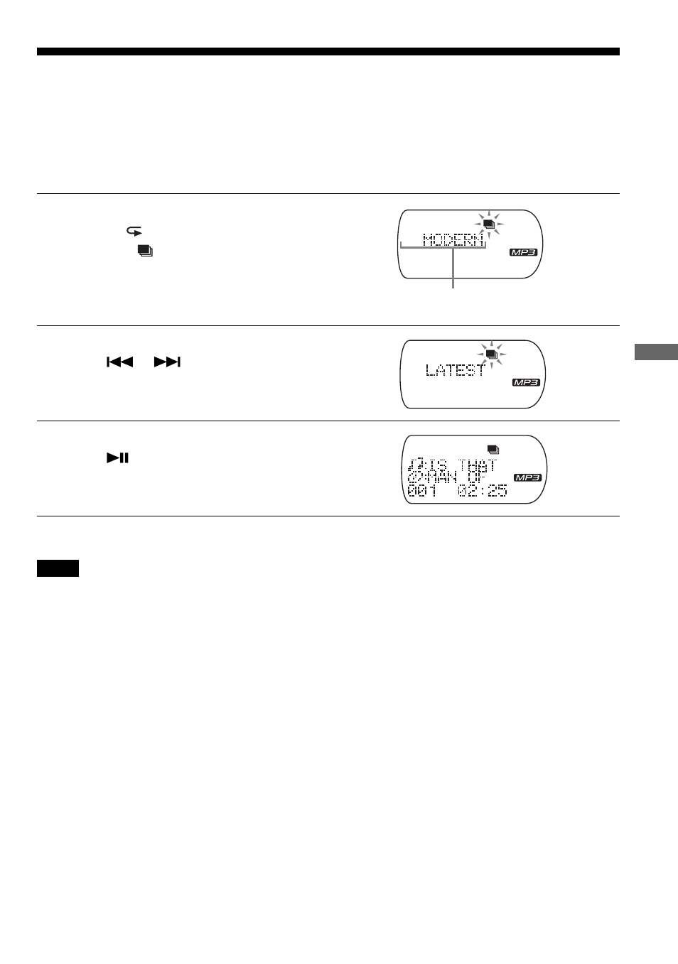 Reproducción de las listas favoritas | Sony D-NS921F User Manual | Page 63 / 128