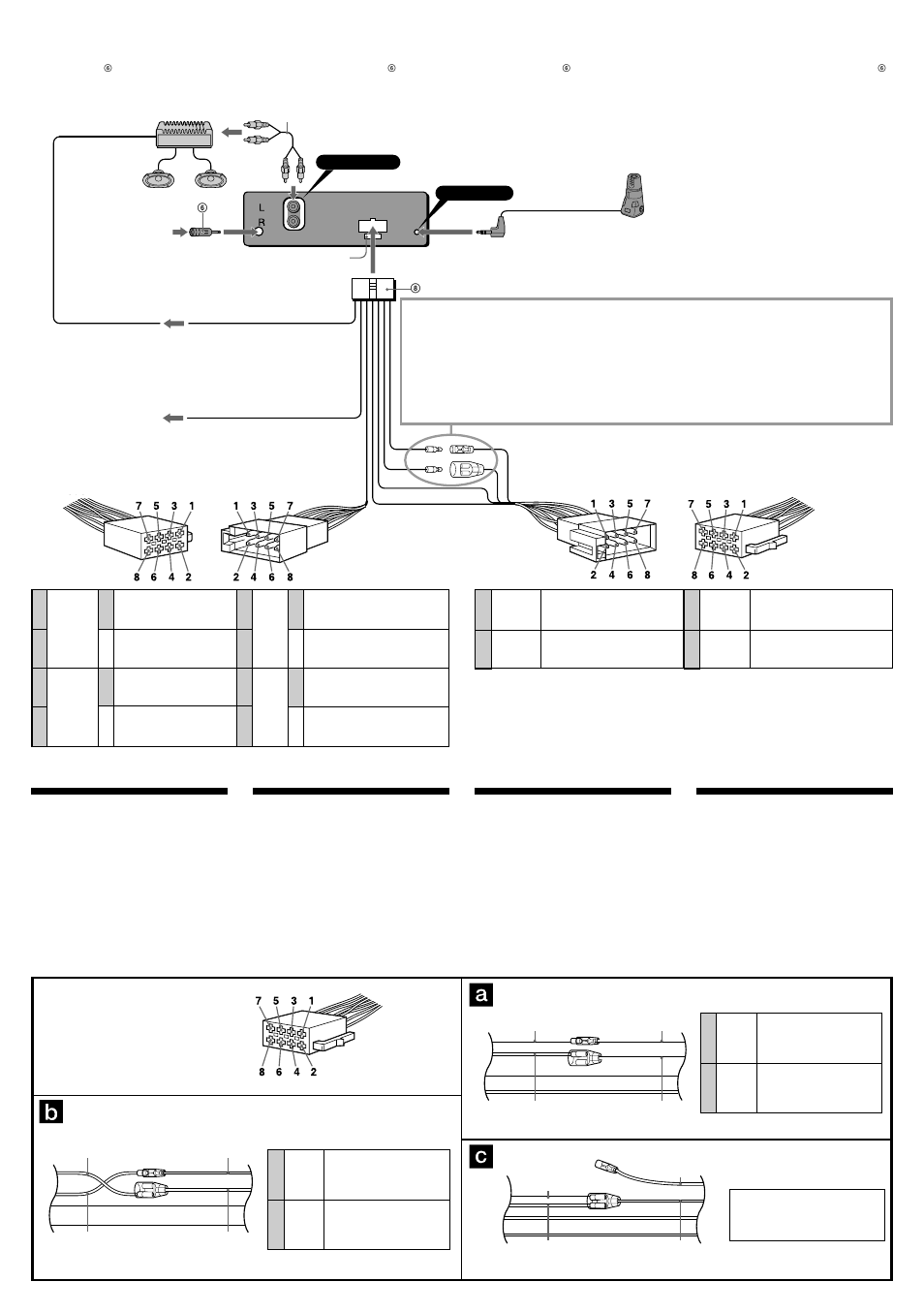 Exemplo de ligações, Anslutningarna enligt exemplet, Ejemplo de conexiones | Connection example, Power connection diagram, Diagrama de conexión de alimentación, Strömanslutningsschema, Diagrama de ligação de corrente | Sony CDX-4000RV User Manual | Page 4 / 4