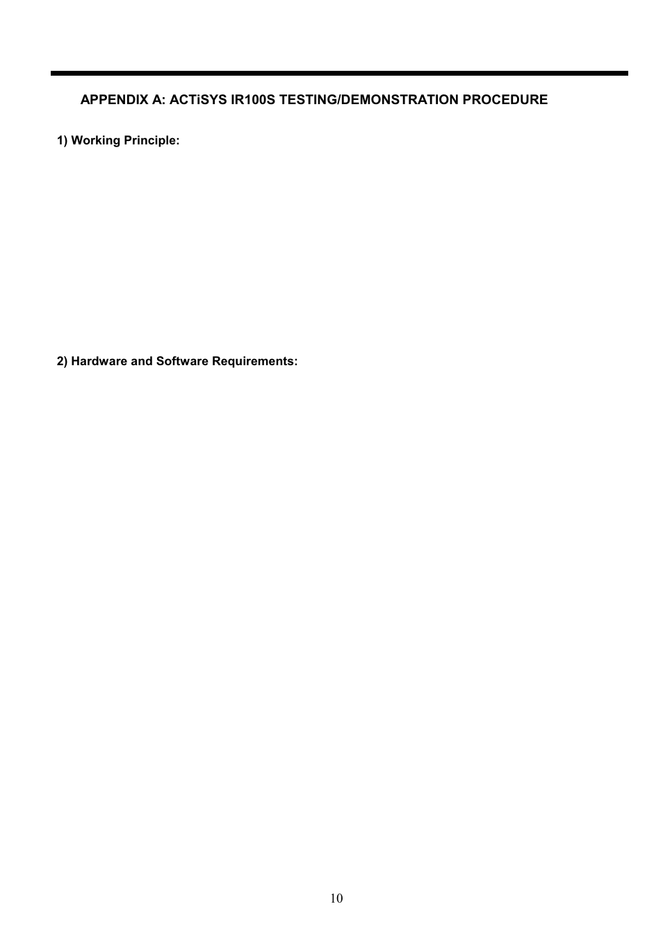ACTiSYS ACT-IR100S User Manual | Page 11 / 23