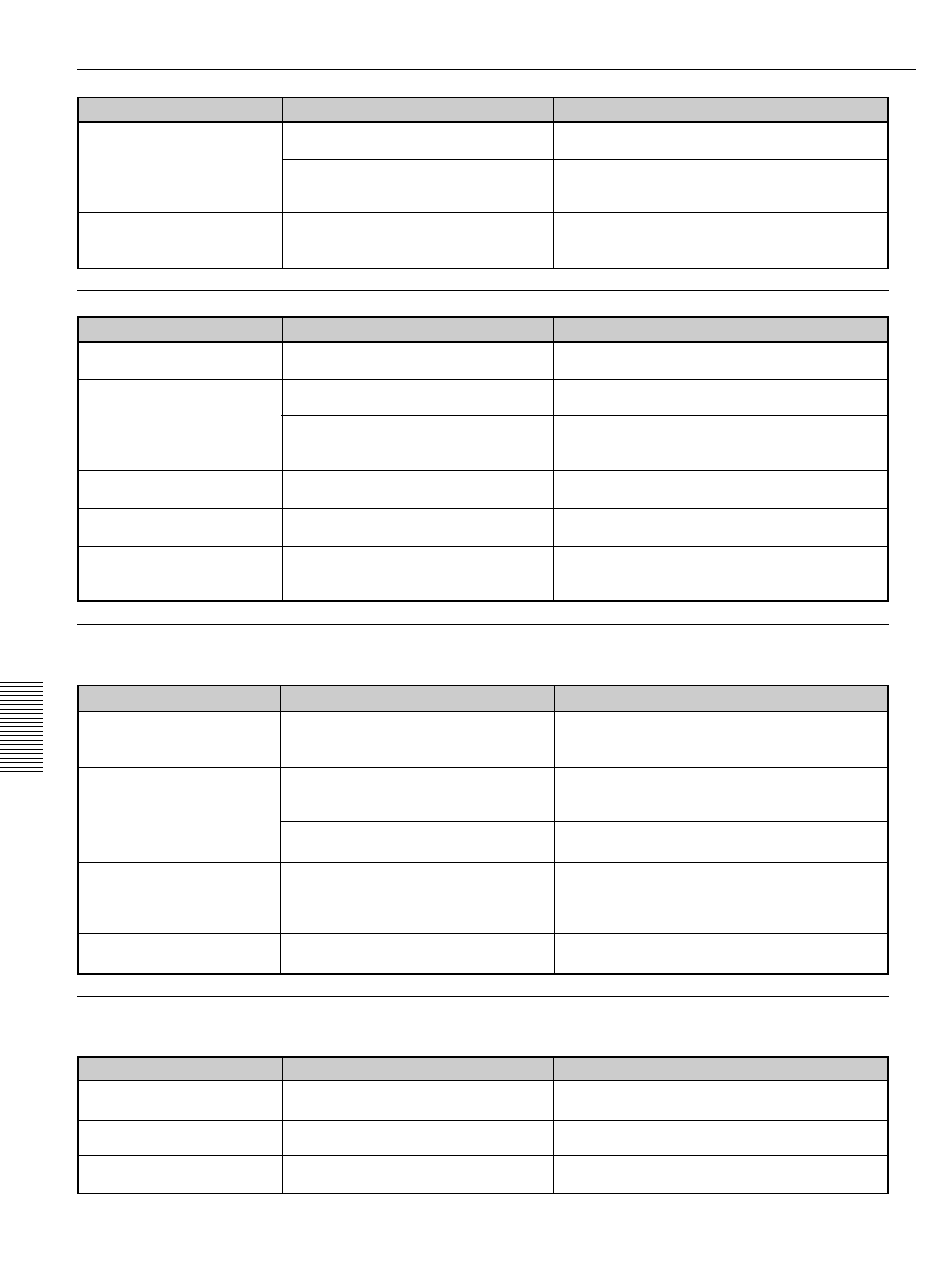 Divers, Messages d’avertissement, Messages de mise en garde | Sony VPL-PX30 User Manual | Page 76 / 124