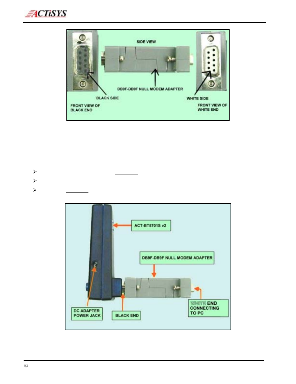 ACTiSYS RS232 User Manual | Page 10 / 18