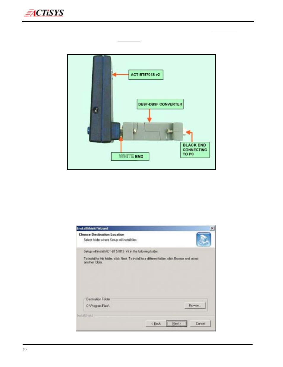 ACTiSYS RS232 User Manual | Page 11 / 18
