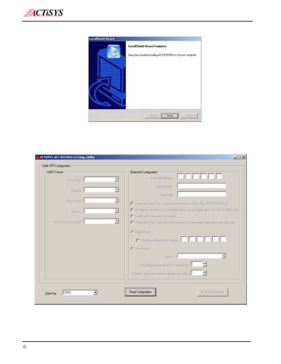 ACTiSYS RS232 User Manual | Page 12 / 18