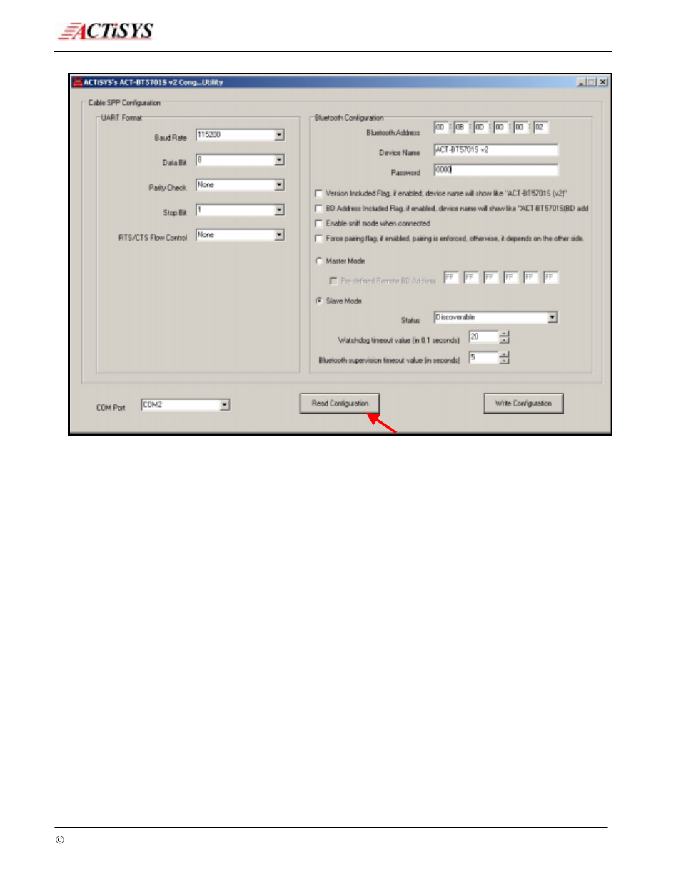 ACTiSYS RS232 User Manual | Page 13 / 18