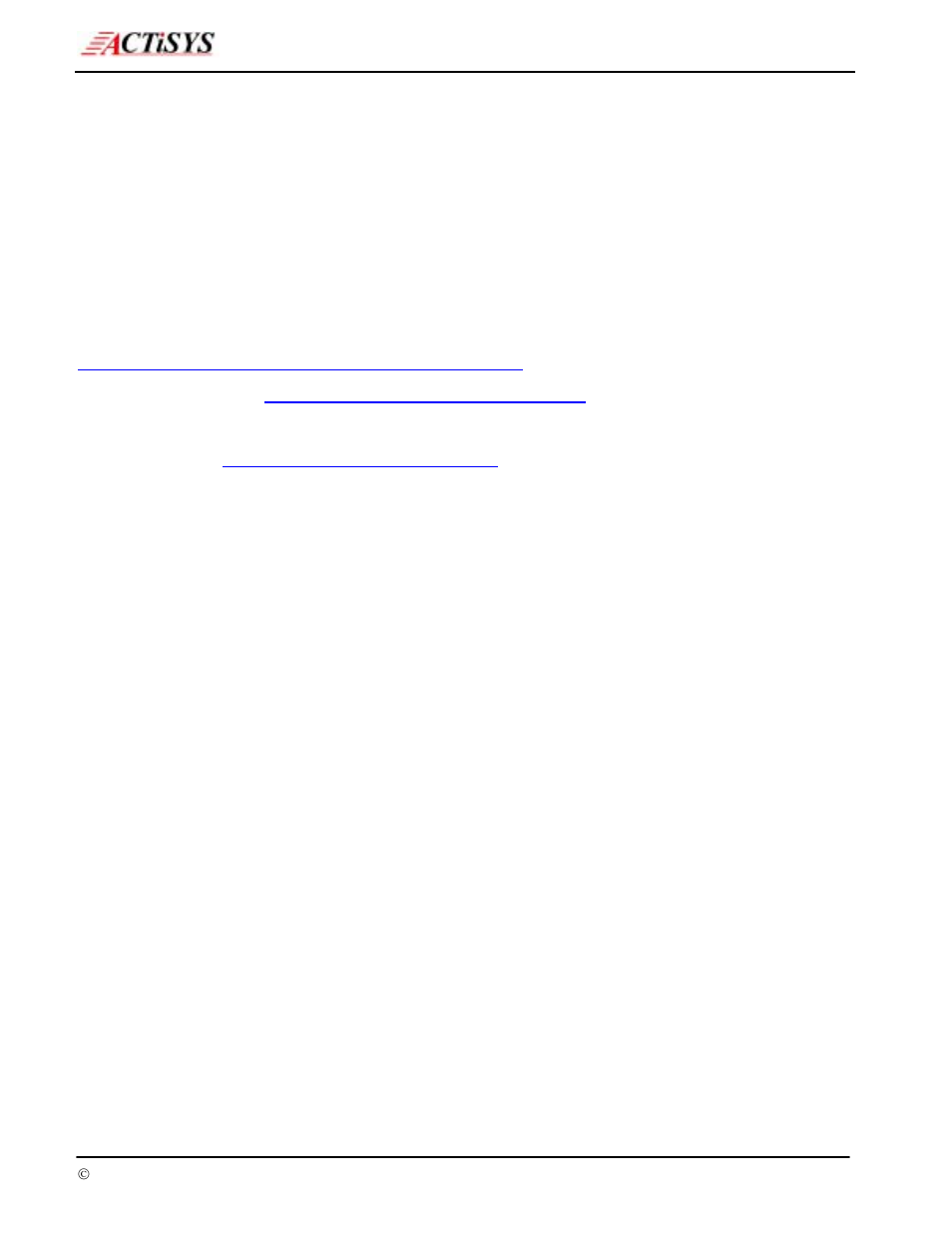 Technical support | ACTiSYS RS232 User Manual | Page 17 / 18
