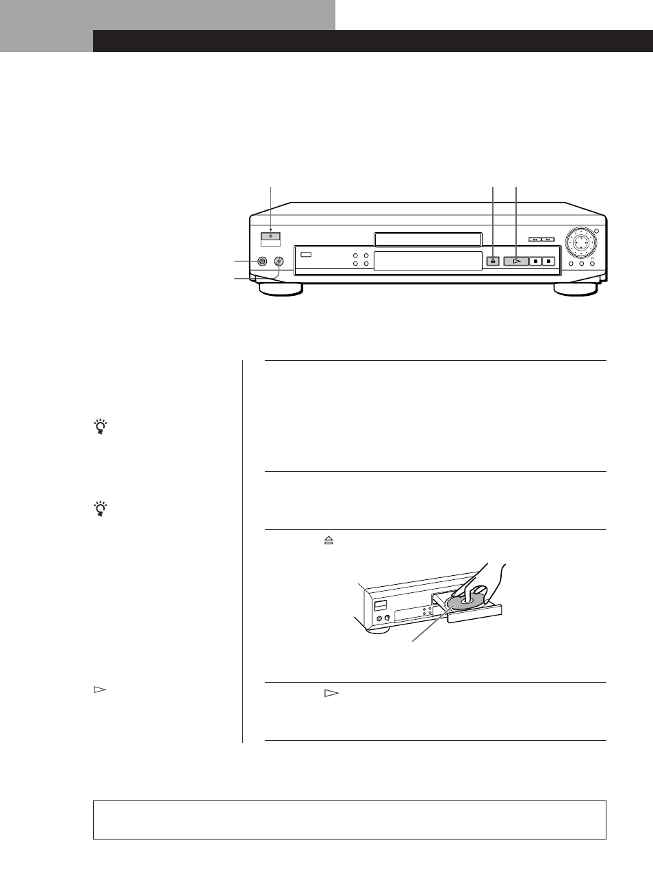 Playing a cd/video cd | Sony DVP-S500D User Manual | Page 14 / 108