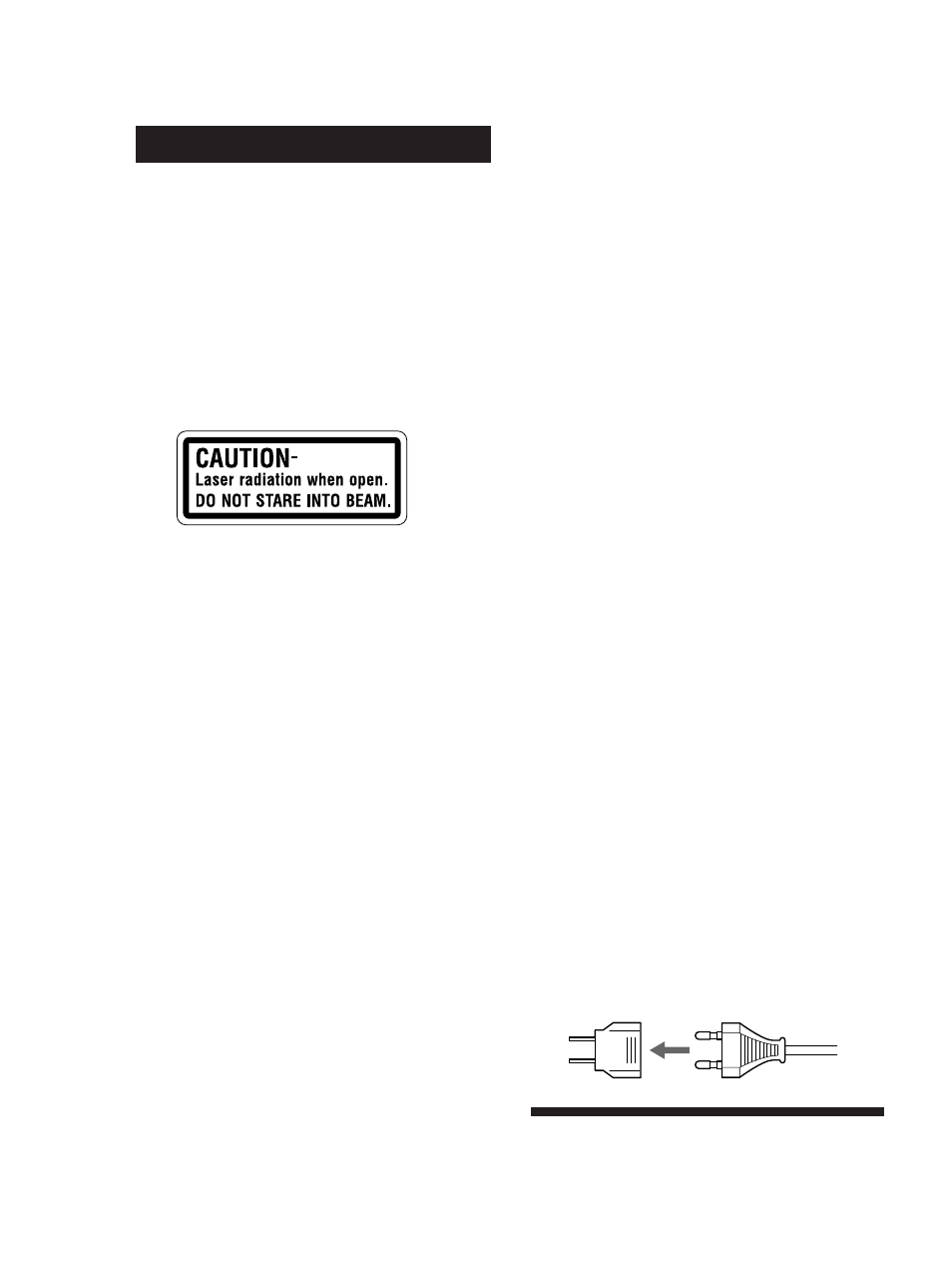 Welcome, Warning, For the model supplied with the ac plug adaptor | Sony DVP-S500D User Manual | Page 2 / 108