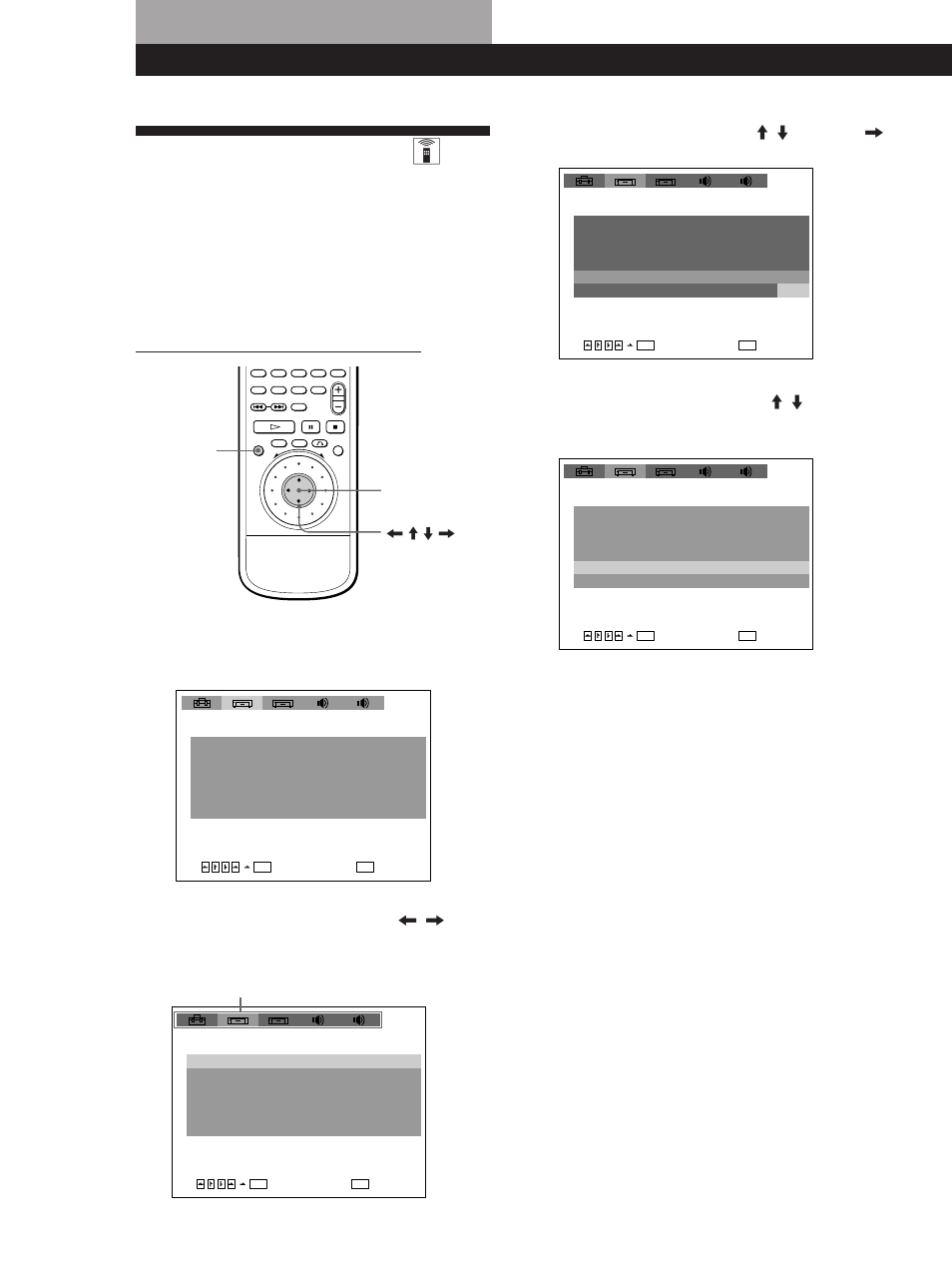 Using the setup display z, Settings and adjustments | Sony DVP-S500D User Manual | Page 32 / 108