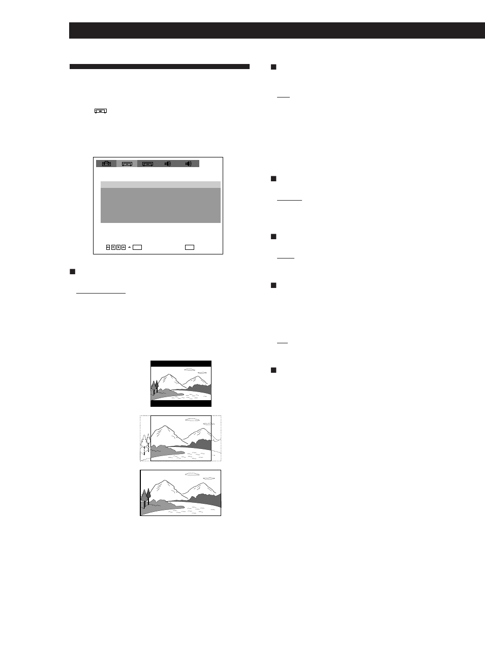 Settings for display (initial setup 1), Settings and adjustments | Sony DVP-S500D User Manual | Page 34 / 108