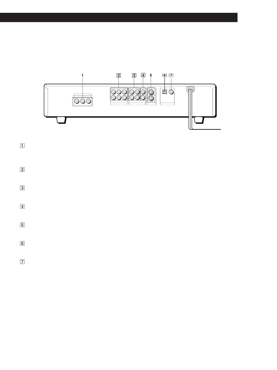 Additional information, Additional information rear panel | Sony DVP-S500D User Manual | Page 49 / 108