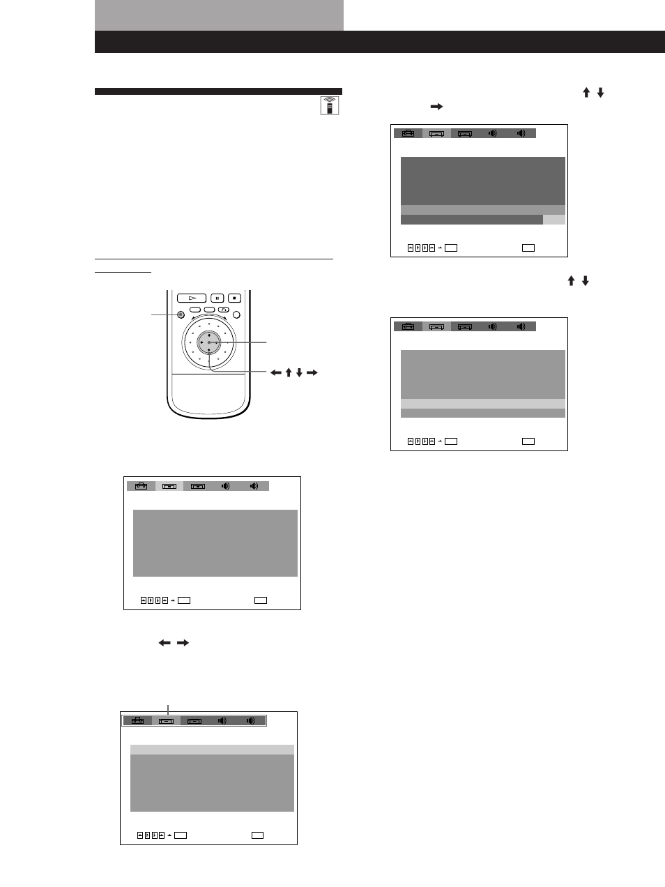 Uso de la pantalla de ajustes z, Ajustes, Ajustes 3 | Sony DVP-S500D User Manual | Page 84 / 108