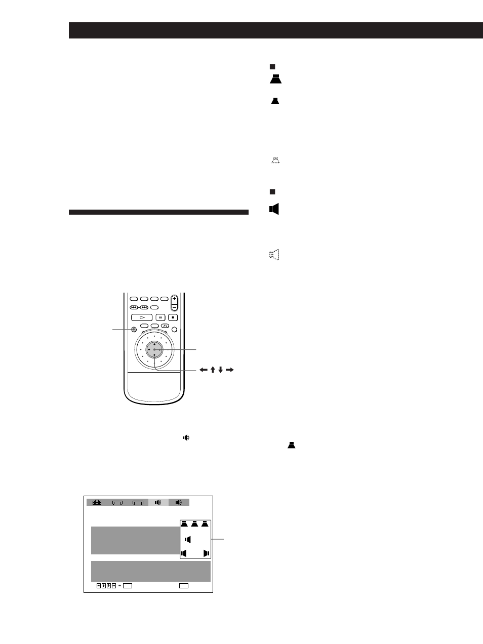 Ajustes de los altavoces, Dolby digital surround, Ubicación de los altavoces | Especificación del tipo de altavoces | Sony DVP-S500D User Manual | Page 90 / 108
