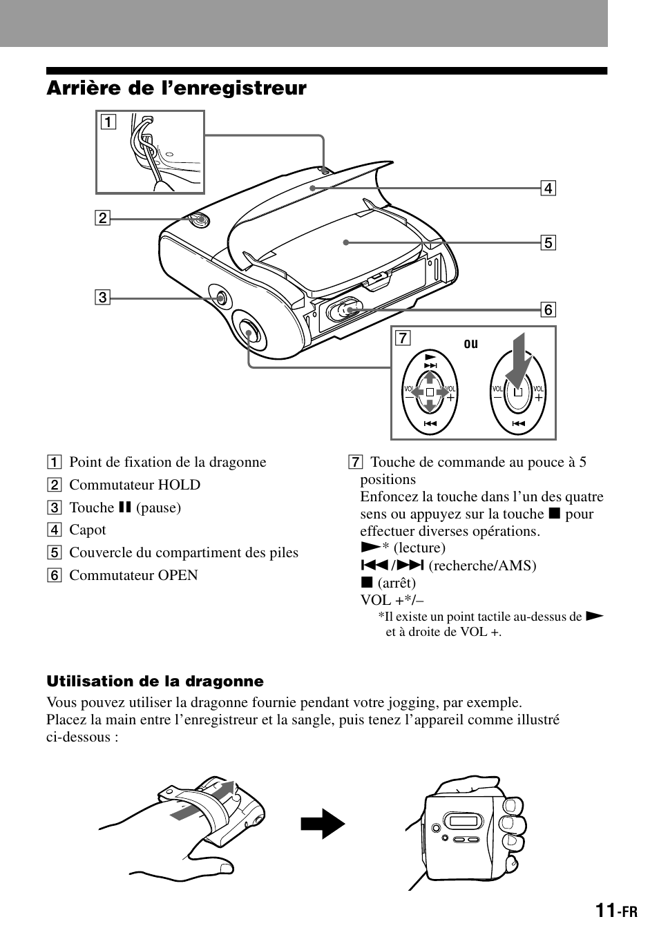 Arrière de l’enregistreur | Sony MZ-S1 User Manual | Page 79 / 208