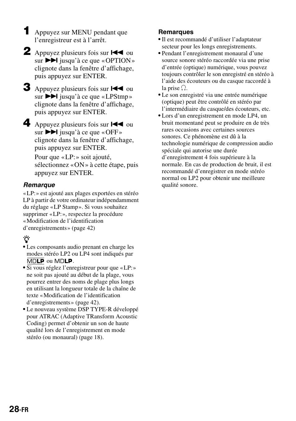 Sony MZ-S1 User Manual | Page 96 / 208