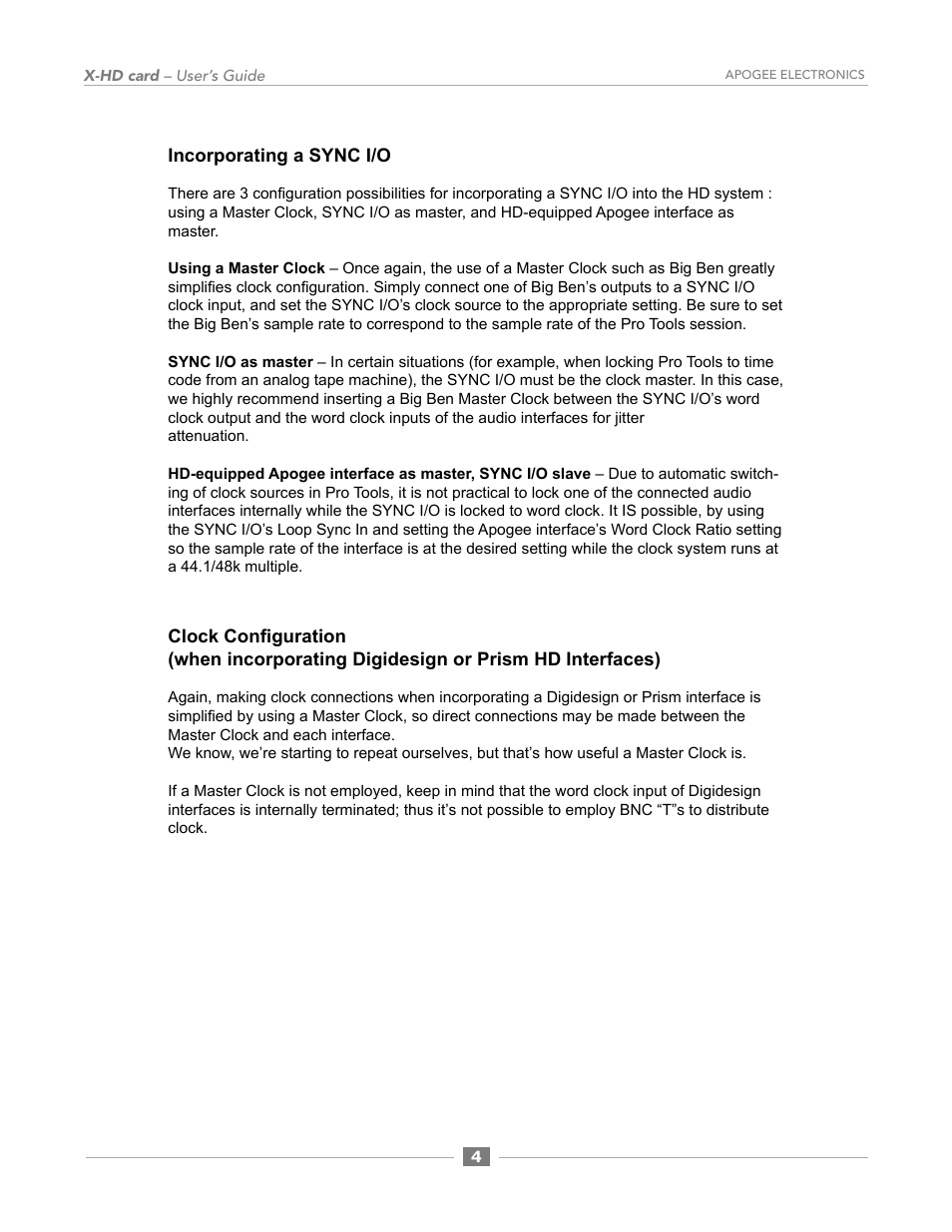 Apogee Digital X-HD User Manual | Page 14 / 28