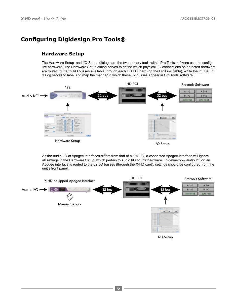 Conﬁguring digidesign pro tools | Apogee Digital X-HD User Manual | Page 16 / 28