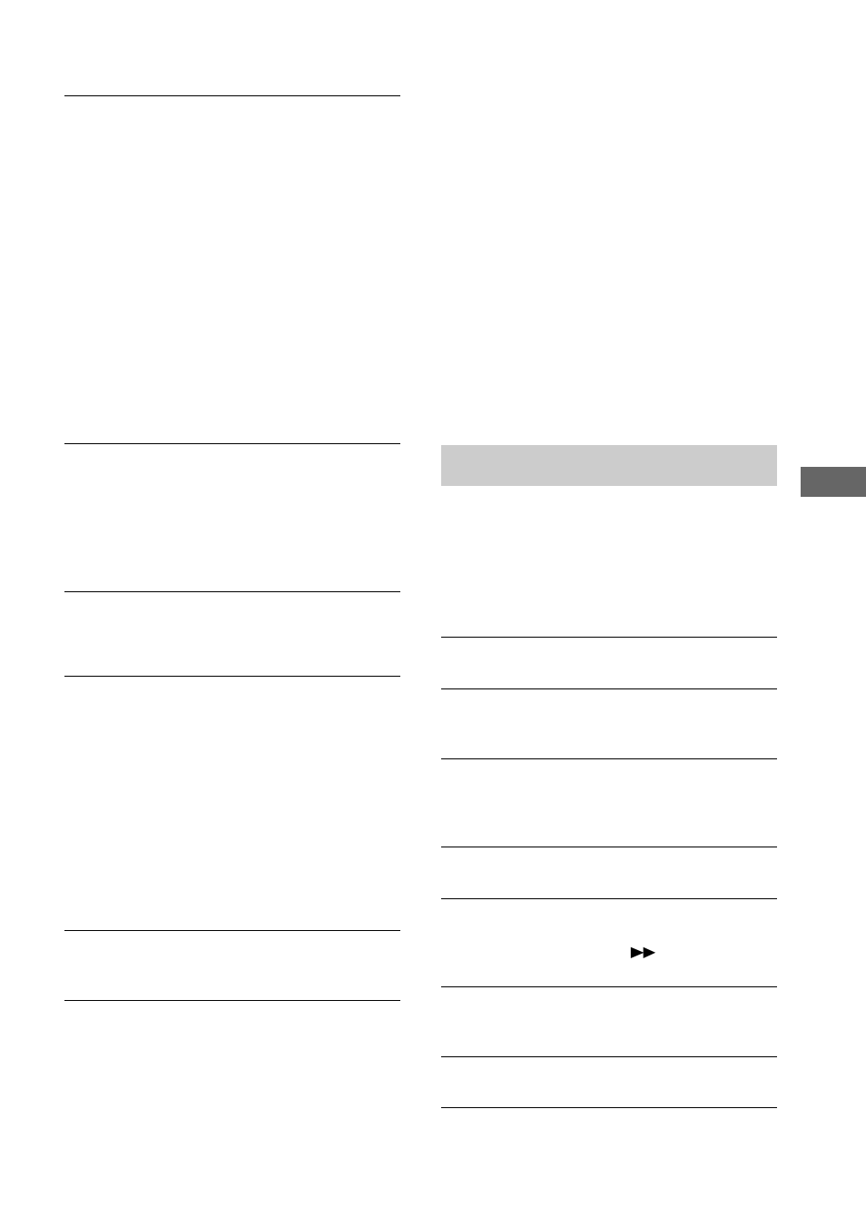 Self-diagnosis display, Tuner, Optional components | Messages | Sony CMT-L1 User Manual | Page 25 / 84