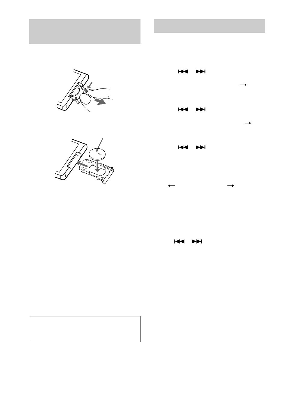 Cambie la pila en el mando a distancia, Ajuste del reloj | Sony CMT-L1 User Manual | Page 66 / 84