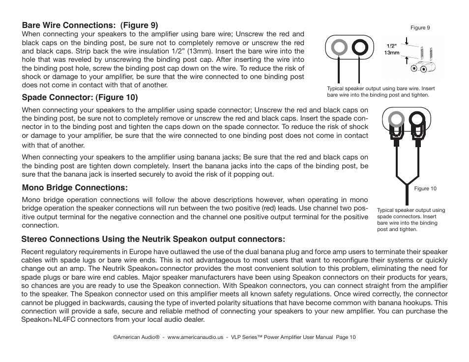 American Audio VLP1500 User Manual | Page 10 / 18