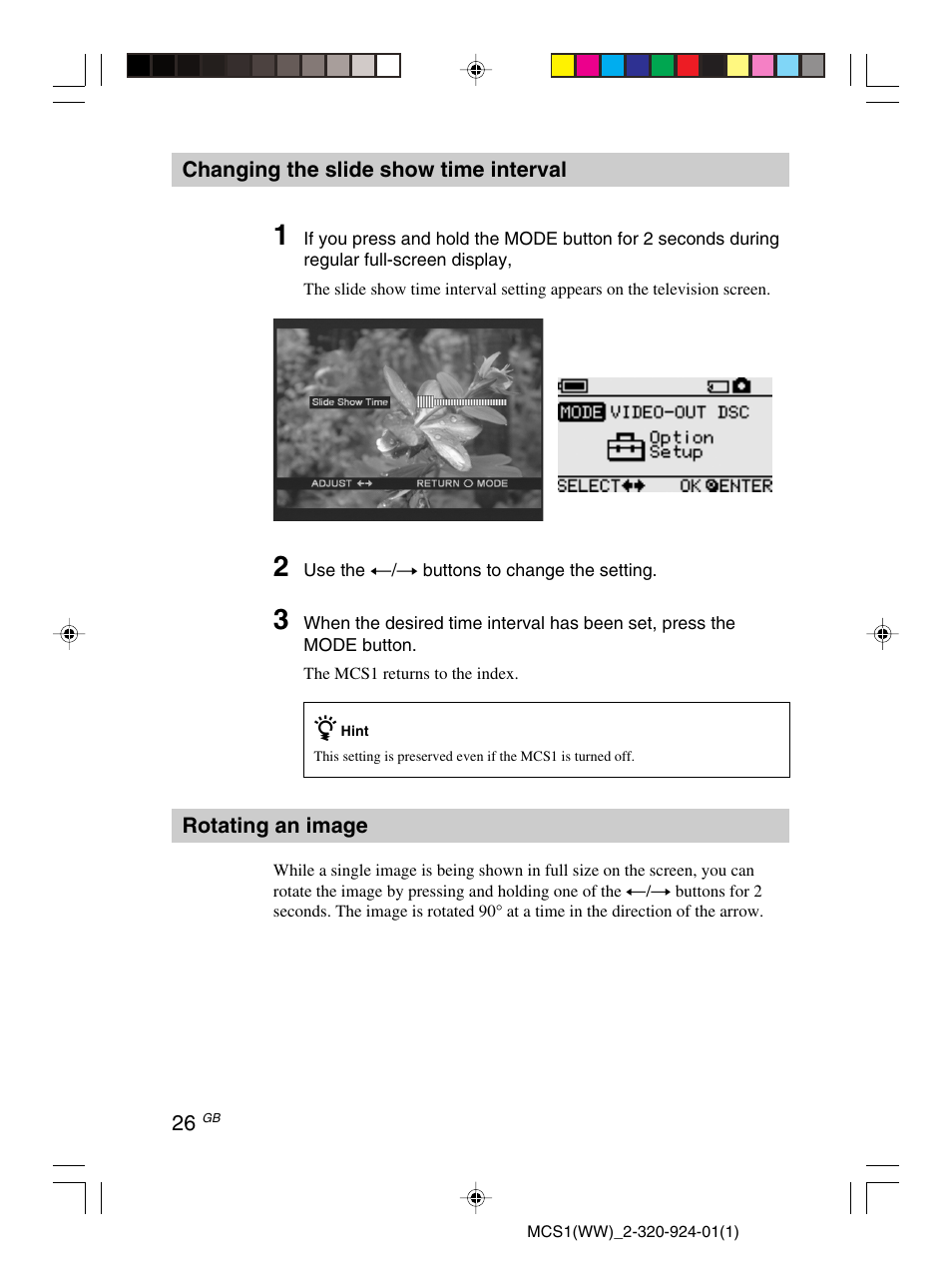 Sony MCS1 User Manual | Page 26 / 108