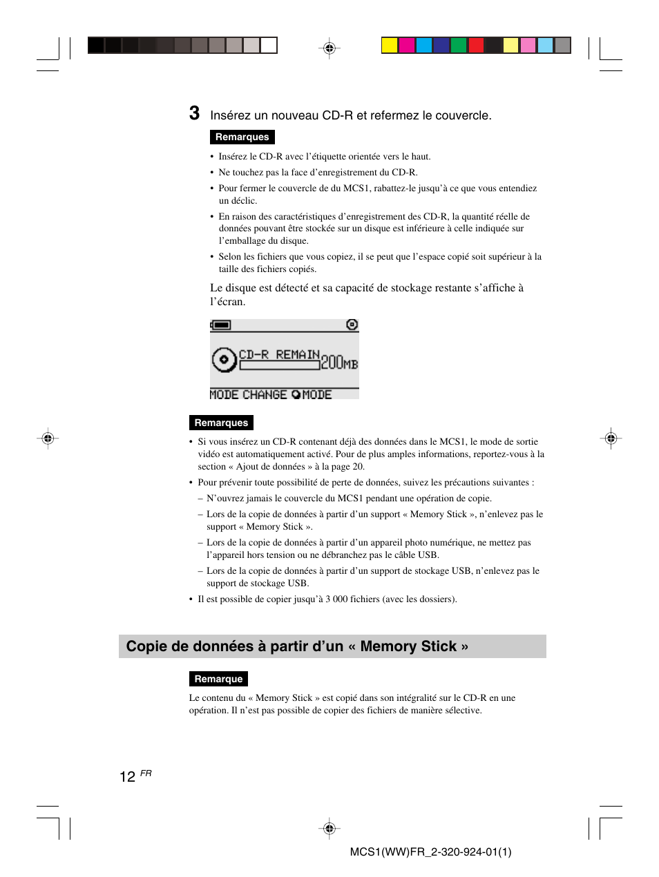 Sony MCS1 User Manual | Page 46 / 108