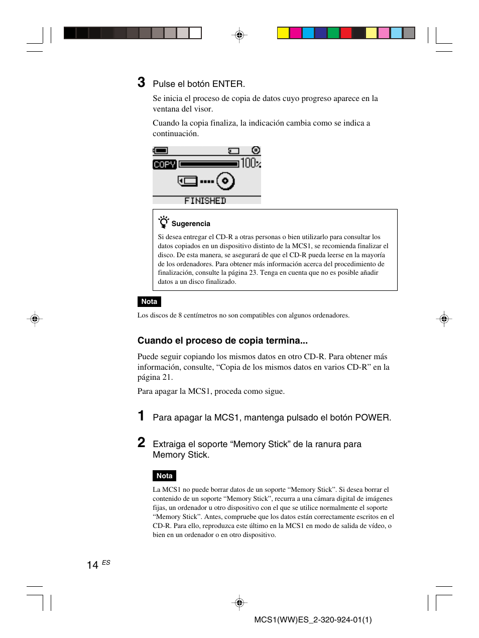 Sony MCS1 User Manual | Page 84 / 108