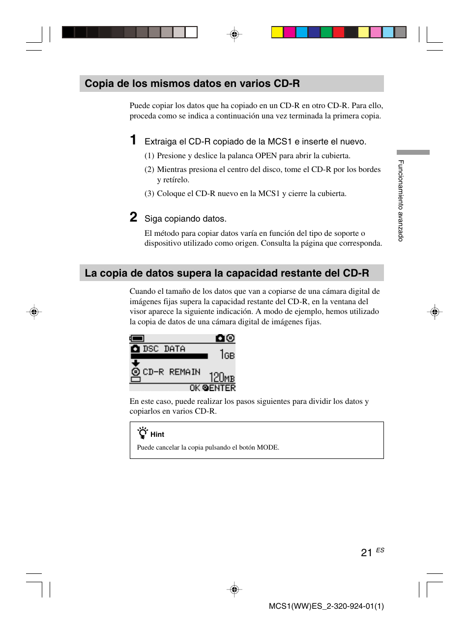 Sony MCS1 User Manual | Page 91 / 108