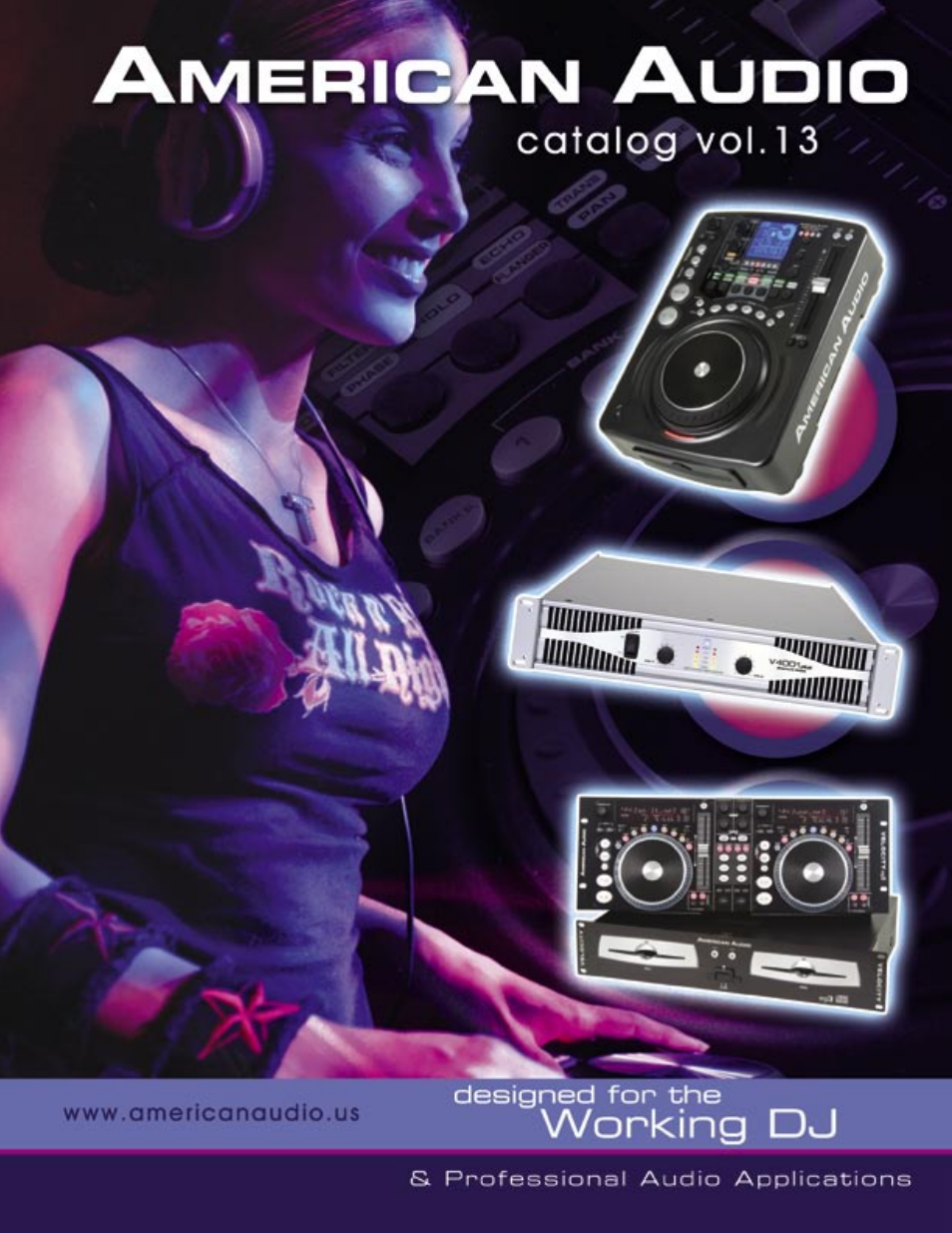 American Audio PROFESSIONAL DUAL MP3/CD PLAYER MCD-810 User Manual | 28 pages