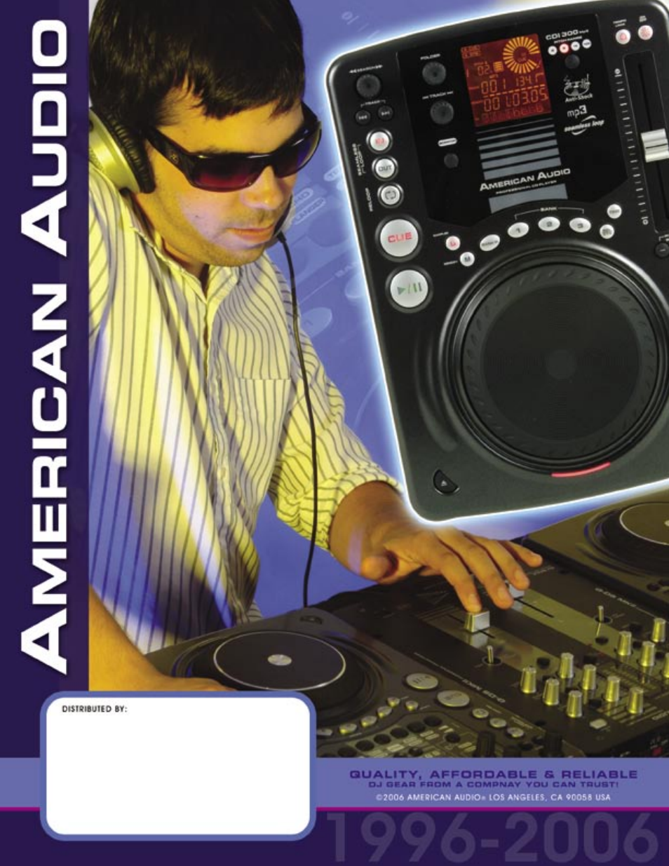 American Audio PROFESSIONAL DUAL MP3/CD PLAYER MCD-810 User Manual | Page 28 / 28