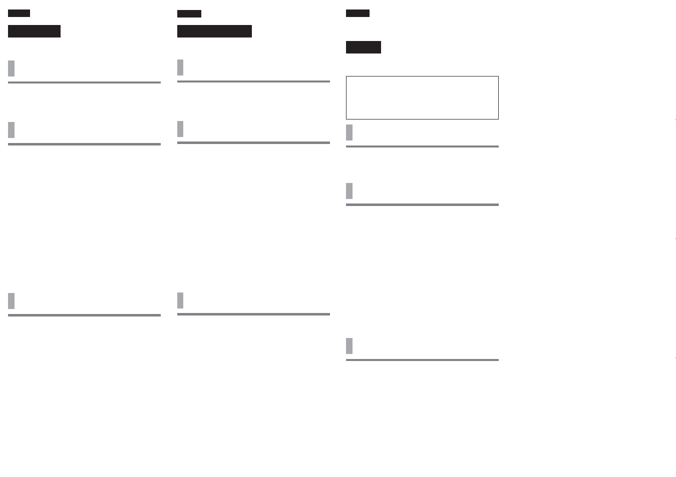 Before use, Precautions, Specifications | Avant utilisation, Précautions, Spécifications, Antes del uso, Precauciones, Especificaciones, Warning | Sony VGP-MM512L User Manual | Page 2 / 2