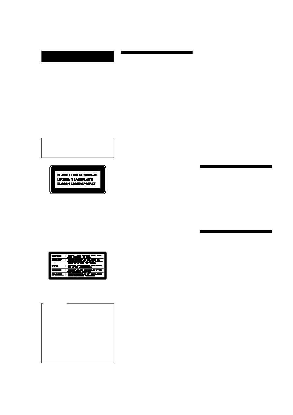 Précautions, A propos de ce manuel, Bienvenue | Avertissement | Sony CDP-XE200 User Manual | Page 17 / 46