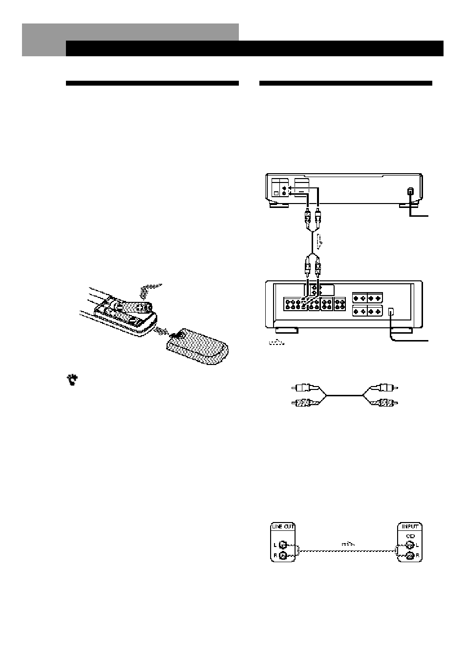 Conexión del sistema, Desembalaje, Procedimientos iniciales | Descripción general, Operaciones básicas, Conexiones | Sony CDP-XE200 User Manual | Page 34 / 46