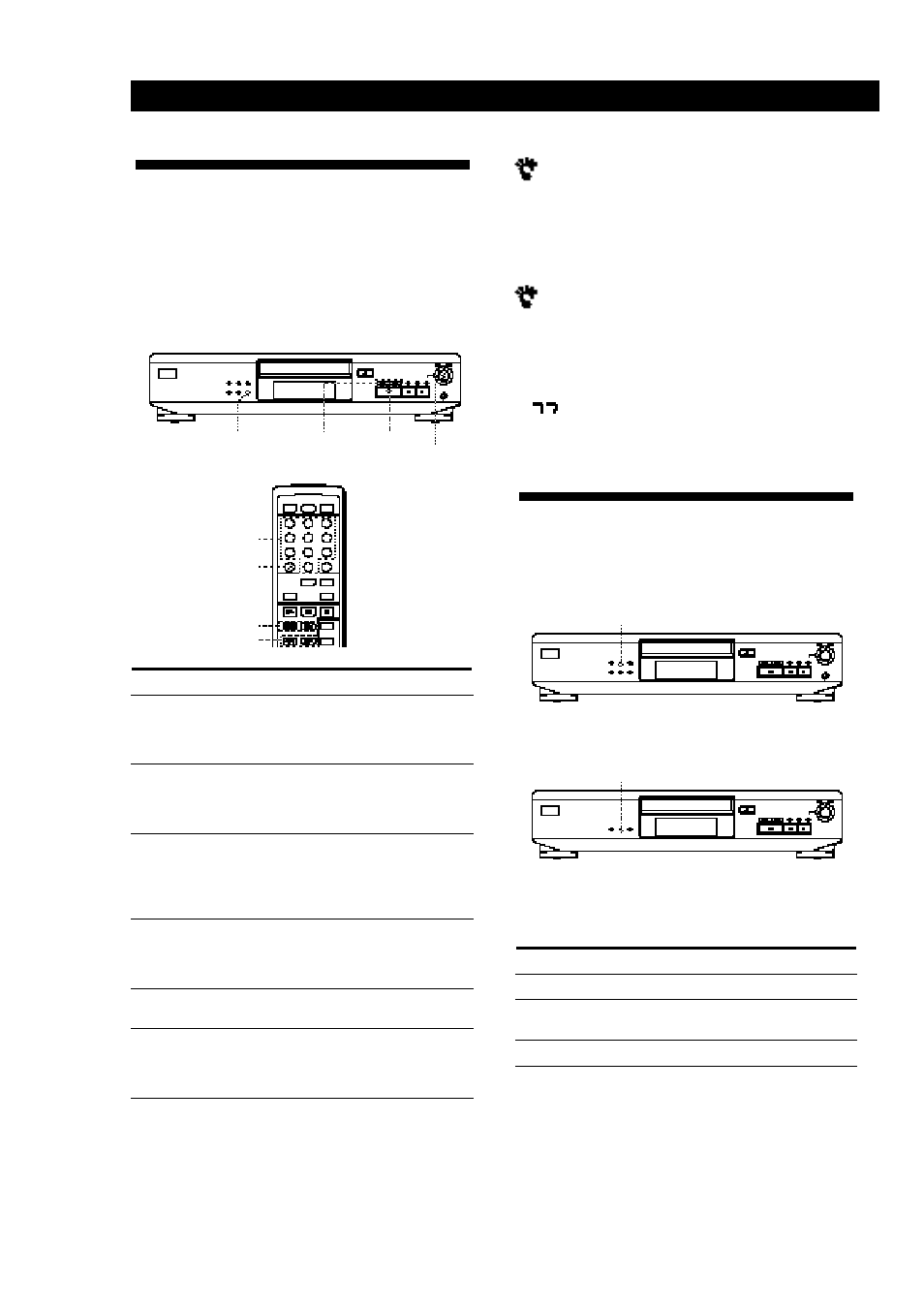 Playing tracks repeatedly, Playing cds | Sony CDP-XE200 User Manual | Page 8 / 46