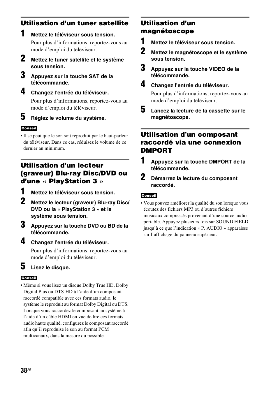 Sony HT-IS100 User Manual | Page 38 / 172
