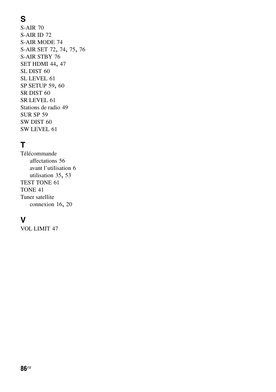 Sony HT-IS100 User Manual | Page 86 / 172
