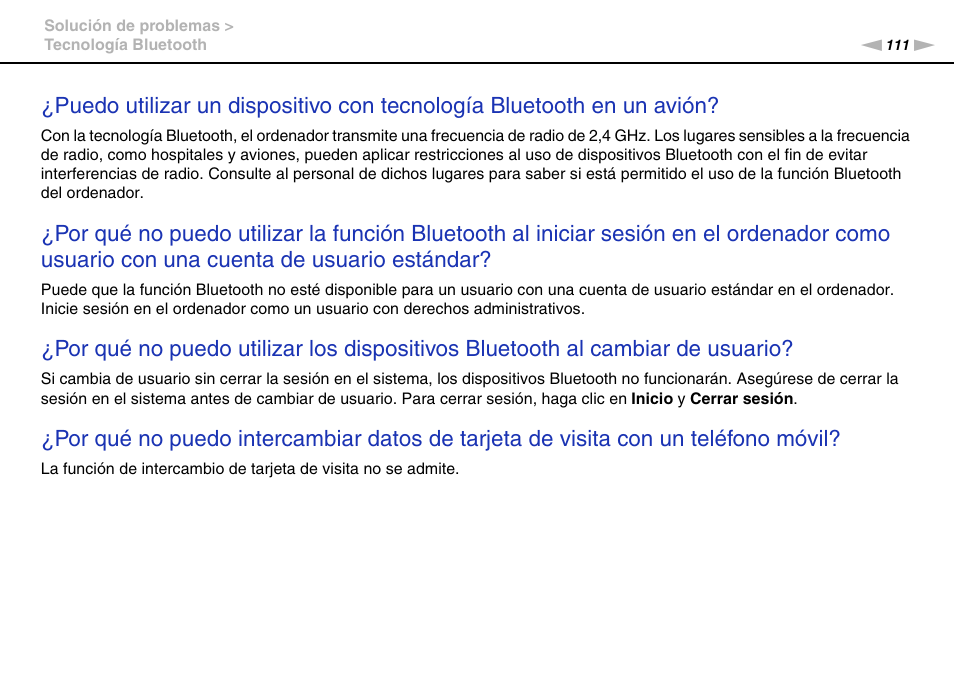 Sony VPCW11S1E User Manual | Page 111 / 127