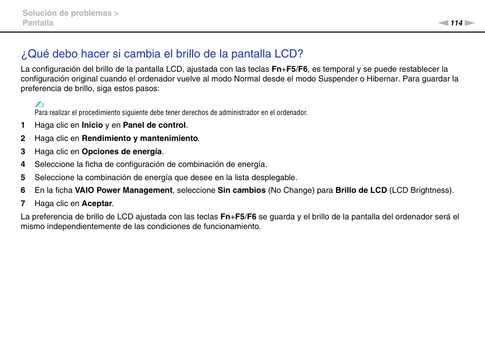 Sony VPCW11S1E User Manual | Page 114 / 127