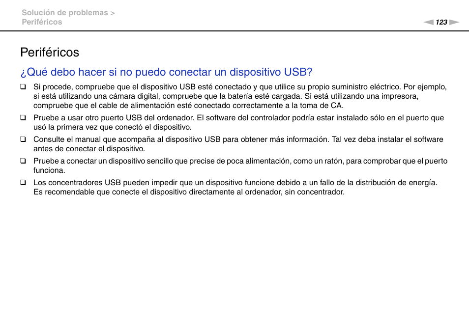 Periféricos | Sony VPCW11S1E User Manual | Page 123 / 127