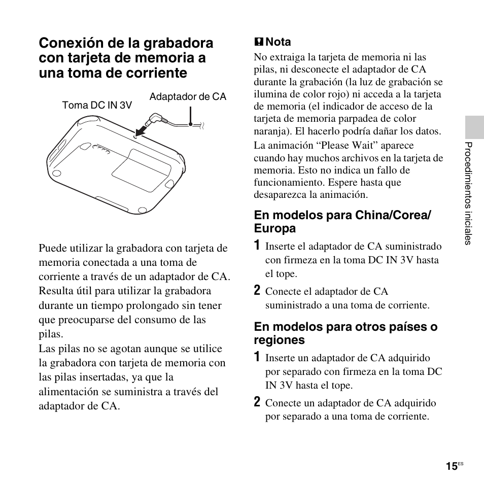 Sony ICD-LX30 User Manual | Page 15 / 63
