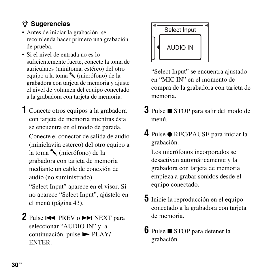 Sony ICD-LX30 User Manual | Page 30 / 63