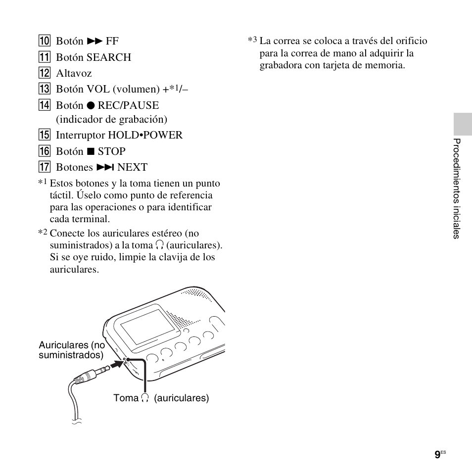 Sony ICD-LX30 User Manual | Page 9 / 63