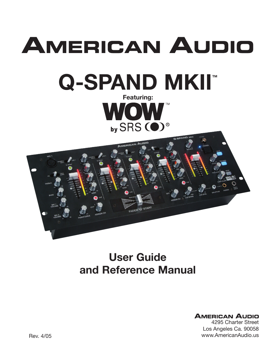 American Audio SWITCH User Manual | 23 pages
