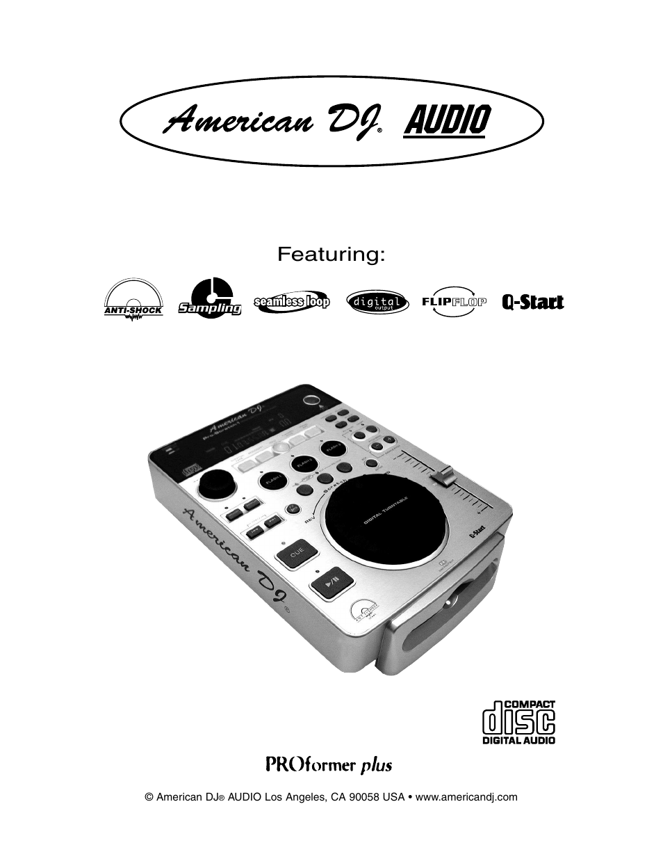 American Audio Pro Scratch 1 User Manual | 28 pages