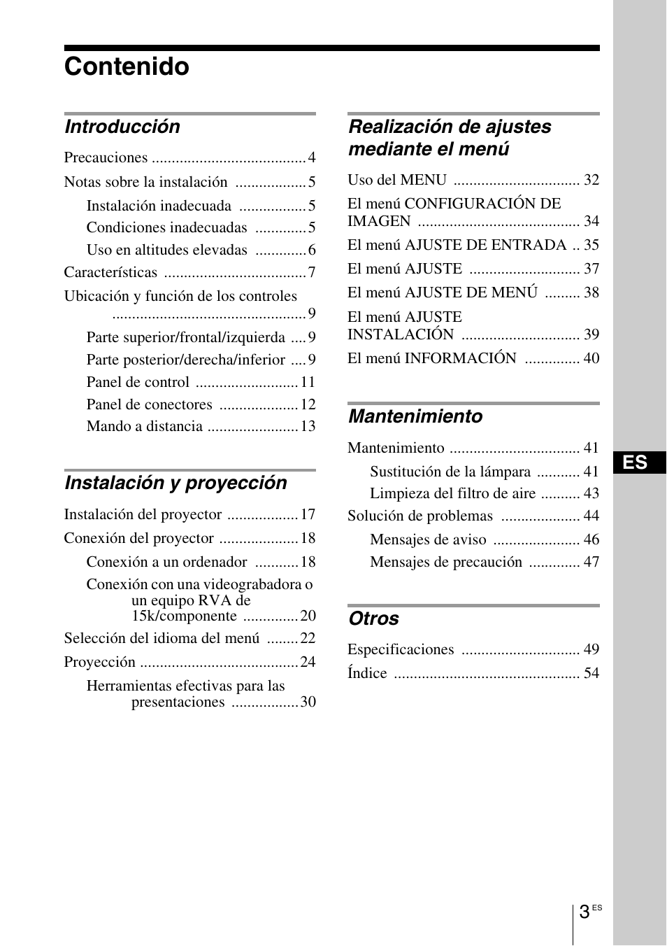 Sony VPL-EX1 User Manual | Page 111 / 164