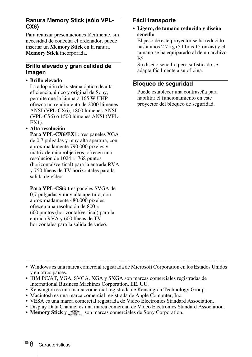 Sony VPL-EX1 User Manual | Page 116 / 164