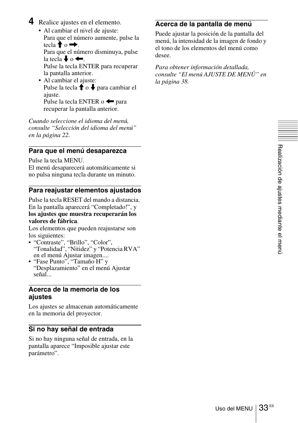 Sony VPL-EX1 User Manual | Page 141 / 164