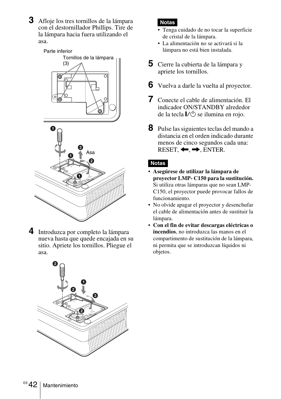 Sony VPL-EX1 User Manual | Page 150 / 164