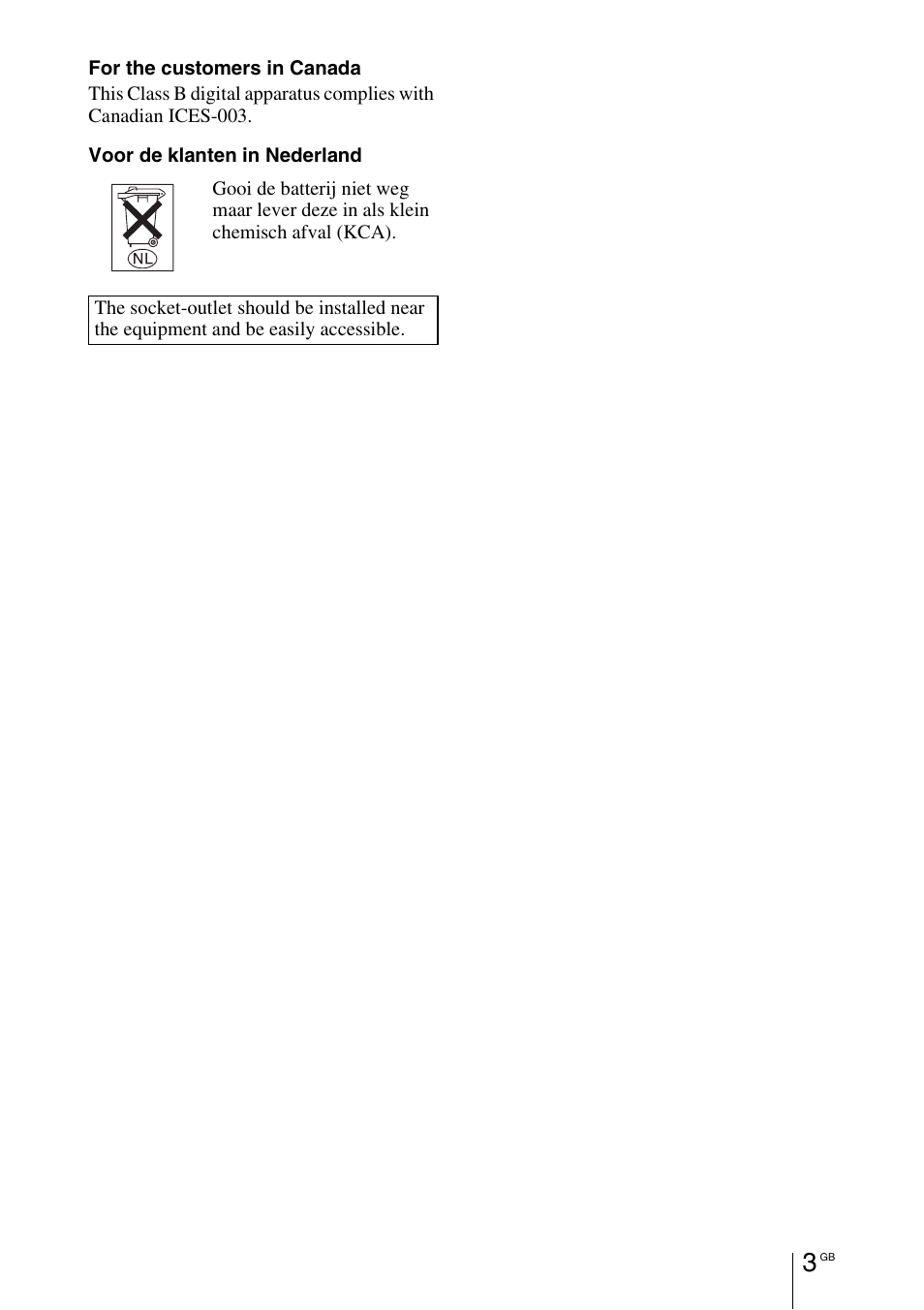 Sony VPL-EX1 User Manual | Page 3 / 164