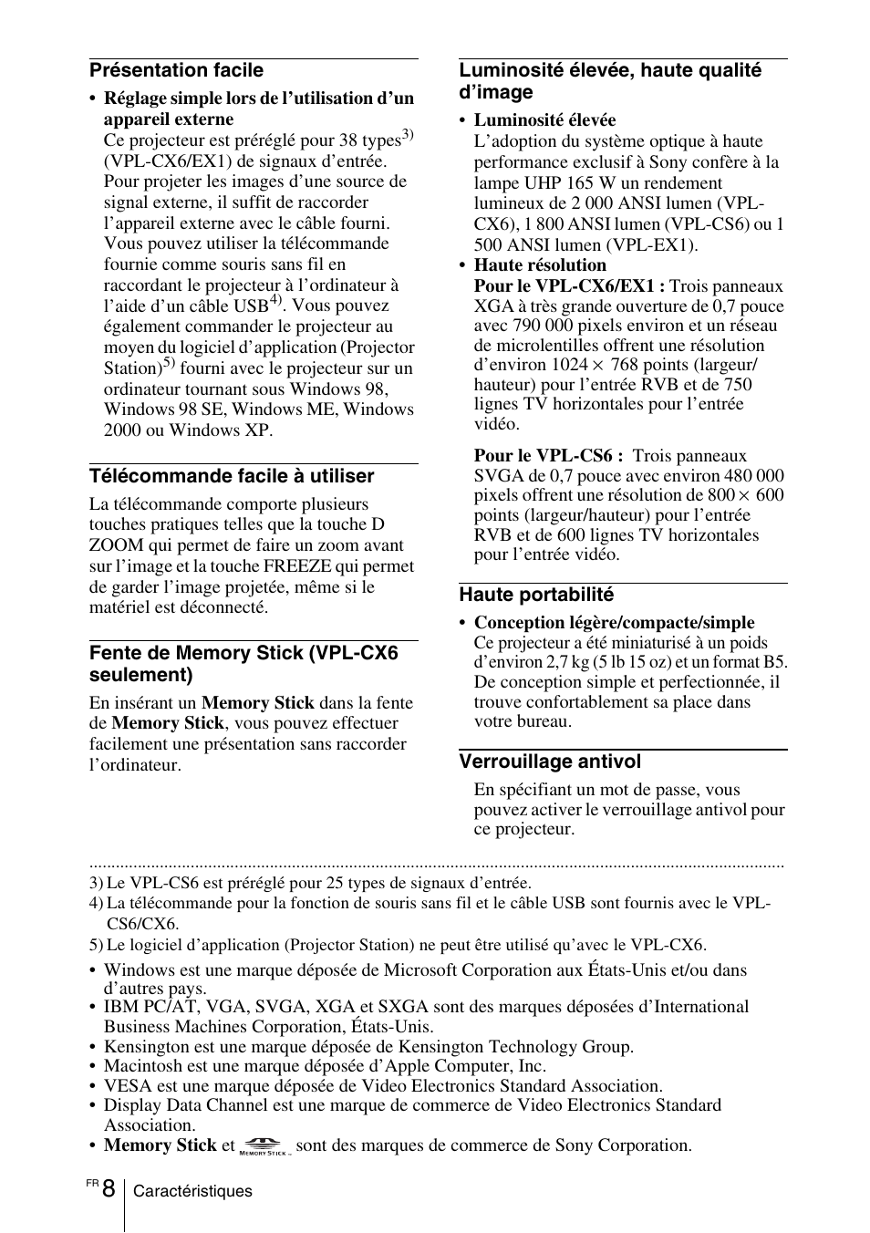 Sony VPL-EX1 User Manual | Page 62 / 164