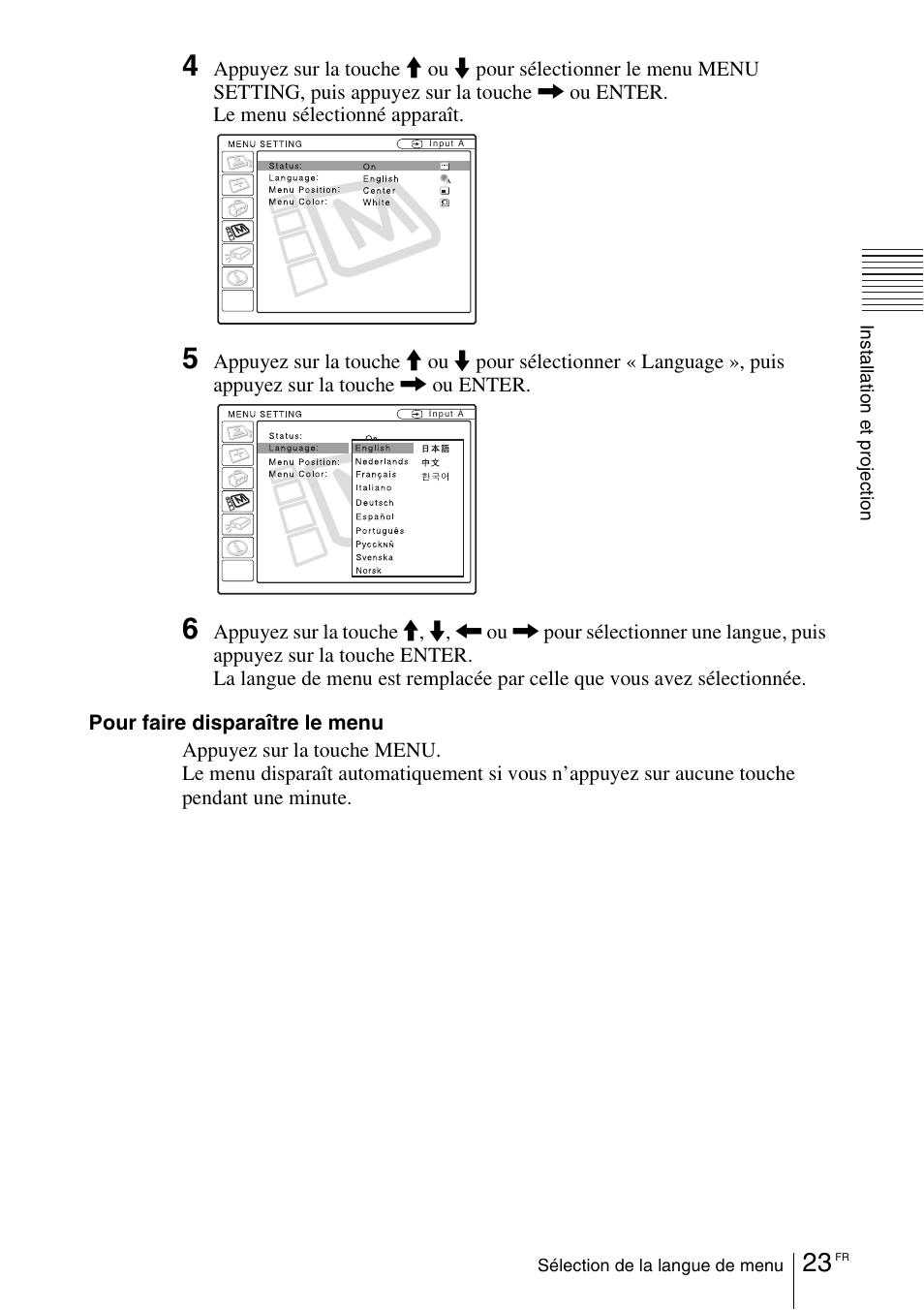 Sony VPL-EX1 User Manual | Page 77 / 164